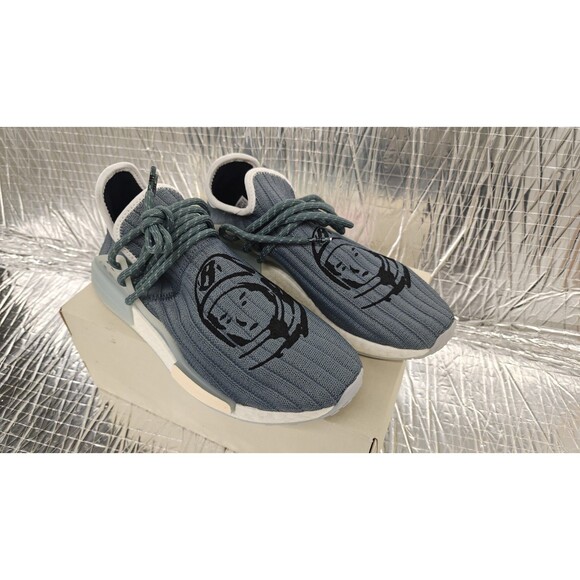 Adidas NMD Human Race x BBC Ice Cream x Pharrell Gray, GW3955, Size -8.5 main image 15